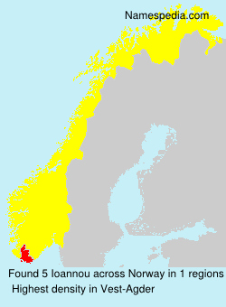 Surname Ioannou in Norway