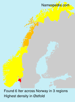 Surname Iter in Norway