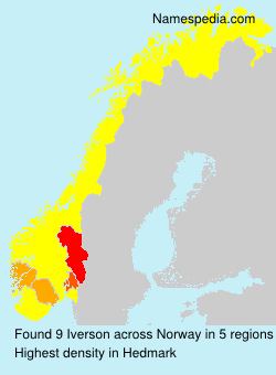 Surname Iverson in Norway Surname Iverson in Norway