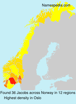 Surname Jacobs in Norway Surname Jacobs in Norway