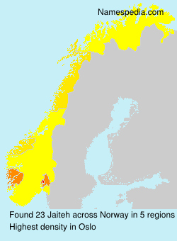 Surname Jaiteh in Norway Surname Jaiteh in Norway