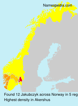 Surname Jakubczyk in Norway Surname Jakubczyk in Norway