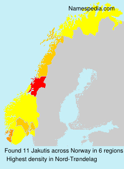 Surname Jakutis in Norway Surname Jakutis in Norway