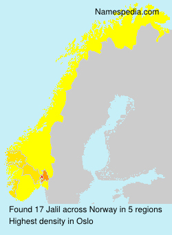 Surname Jalil in Norway