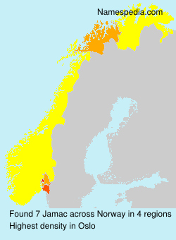 Surname Jamac in Norway Surname Jamac in Norway