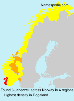 Surname Janeczek in Norway Surname Janeczek in Norway