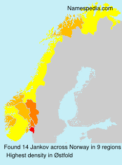 Surname Jankov in Norway Surname Jankov in Norway