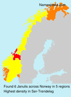 Surname Janulis in Norway Surname Janulis in Norway