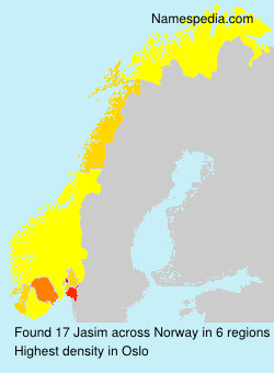 Surname Jasim in Norway Surname Jasim in Norway