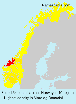 Surname Jenset in Norway Surname Jenset in Norway