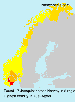 Surname Jernquist in Norway Surname Jernquist in Norway