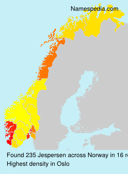 Surname Jespersen in Norway Surname Jespersen in Norway