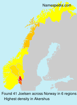 Surname Joelsen in Norway Surname Joelsen in Norway