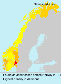 Surname Johanessen in Norway Surname Johanessen in Norway