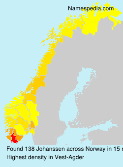 Surname Johanssen in Norway Surname Johanssen in Norway