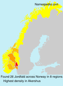 Surname Jordfald in Norway Surname Jordfald in Norway