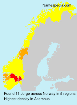 Surname Jorge in Norway Surname Jorge in Norway