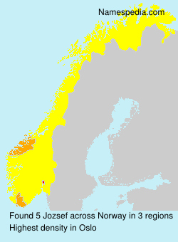 Surname Jozsef in Norway Surname Jozsef in Norway
