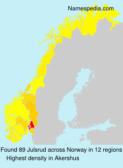 Surname Julsrud in Norway Surname Julsrud in Norway