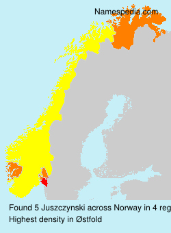 Surname Juszczynski in Norway Surname Juszczynski in Norway