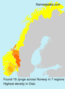 Surname Jynge in Norway Surname Jynge in Norway