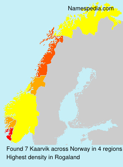 Surname Kaarvik in Norway Surname Kaarvik in Norway