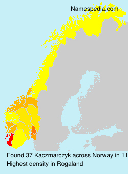 Surname Kaczmarczyk in Norway Surname Kaczmarczyk in Norway