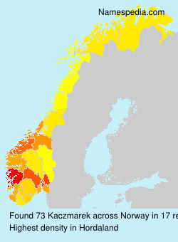 Surname Kaczmarek in Norway Surname Kaczmarek in Norway