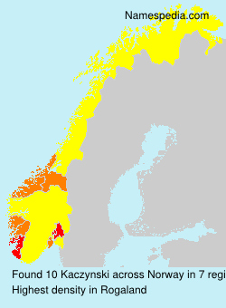 Surname Kaczynski in Norway Surname Kaczynski in Norway