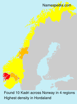Surname Kadri in Norway Surname Kadri in Norway
