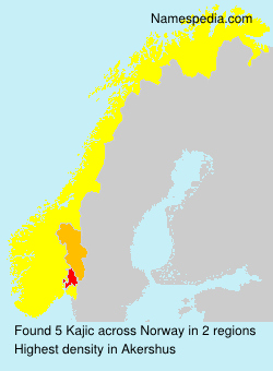 Surname Kajic in Norway Surname Kajic in Norway