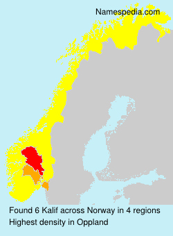 Surname Kalif in Norway Surname Kalif in Norway