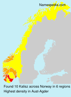 Surname Kalisz in Norway Surname Kalisz in Norway