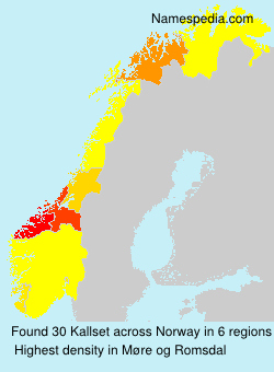 Surname Kallset in Norway Surname Kallset in Norway