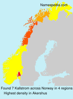 Surname Kallstrom in Norway Surname Kallstrom in Norway