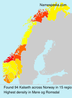 Surname Kalseth in Norway Surname Kalseth in Norway