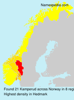 Surname Kamperud in Norway Surname Kamperud in Norway