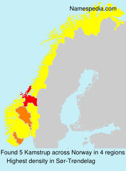 Surname Kamstrup in Norway Surname Kamstrup in Norway