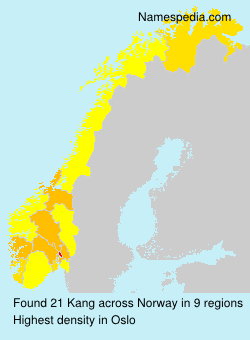 Surname Kang in Norway Surname Kang in Norway