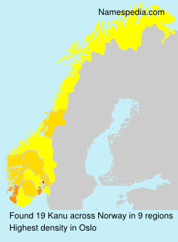 Surname Kanu in Norway Surname Kanu in Norway