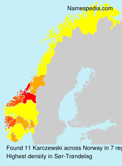 Surname Karczewski in Norway Surname Karczewski in Norway