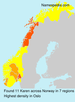 Surname Karen in Norway Surname Karen in Norway