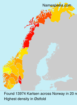 Surname Karlsen in Norway Surname Karlsen in Norway