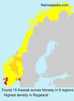 Surname Kassab in Norway Surname Kassab in Norway