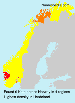 Surname Kate in Norway Surname Kate in Norway
