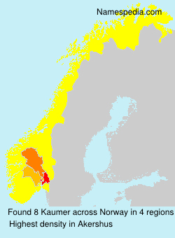 Surname Kaumer in Norway Surname Kaumer in Norway
