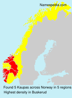 Surname Kaupas in Norway Surname Kaupas in Norway