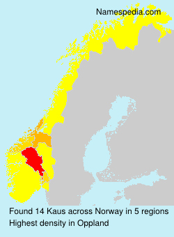 Surname Kaus in Norway Surname Kaus in Norway