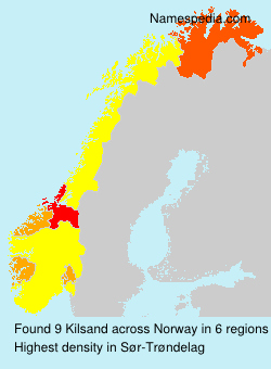 Surname Kilsand in Norway Surname Kilsand in Norway