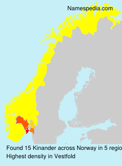 Surname Kinander in Norway Surname Kinander in Norway